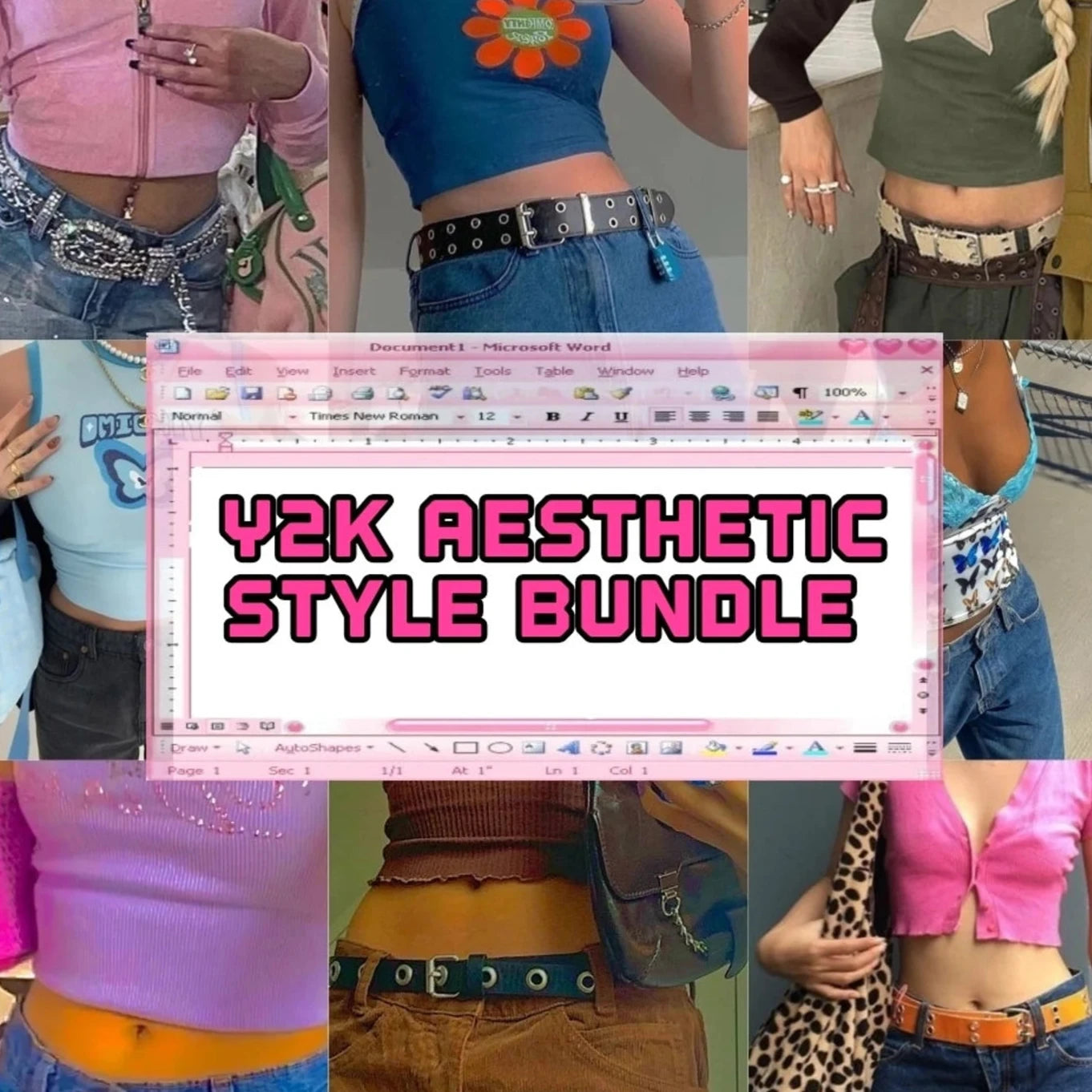 Y2K Aesthetic Style Bundle